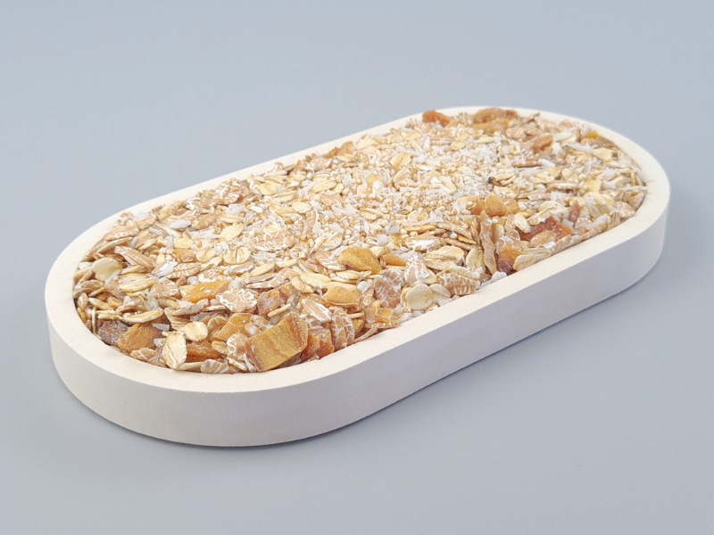 Mango Kokos Müsli mit Dinkel- und Haferflocken, ballaststoffreich, ungesüsst, 1kg