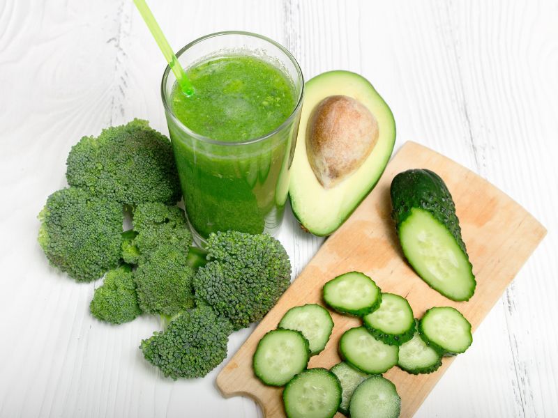Grüner Smoothie mit Broccoraphan