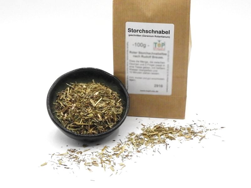 Storchschnabeltee (Geranium Robertianum), Vitaltee nach Rudolf Breuß - 100g
