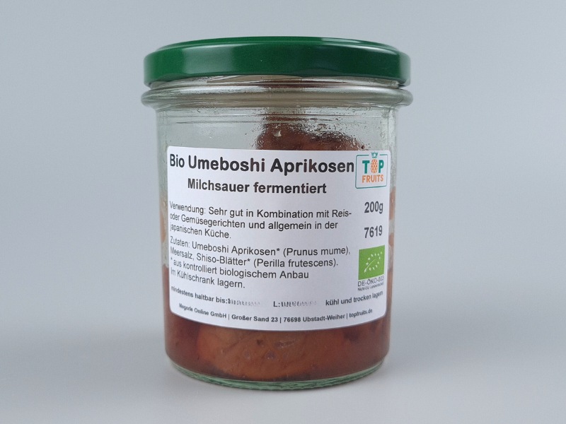 Bio Umeboshi Aprikosen im Glas