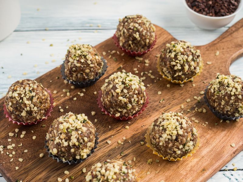 Hanfnüsse geschält Energy Balls