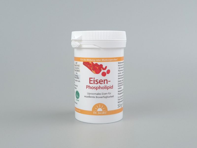 Eisenphospholipid Pulver - liposomales Eisen, 50g mit Messlöffel