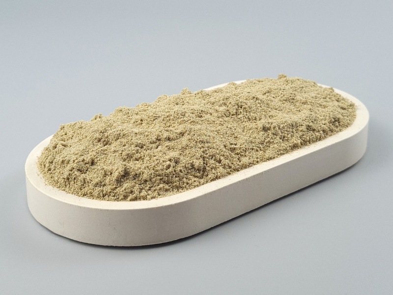 Kardamom (Elettaria cardamomum), fein gemahlen, mit Schale, bio kbA
