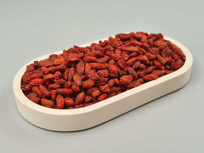 Goji Beeren getrocknet, Rohkost, natur, Spitzenqualität, Lycium barbarum, rückstandsgeprüft