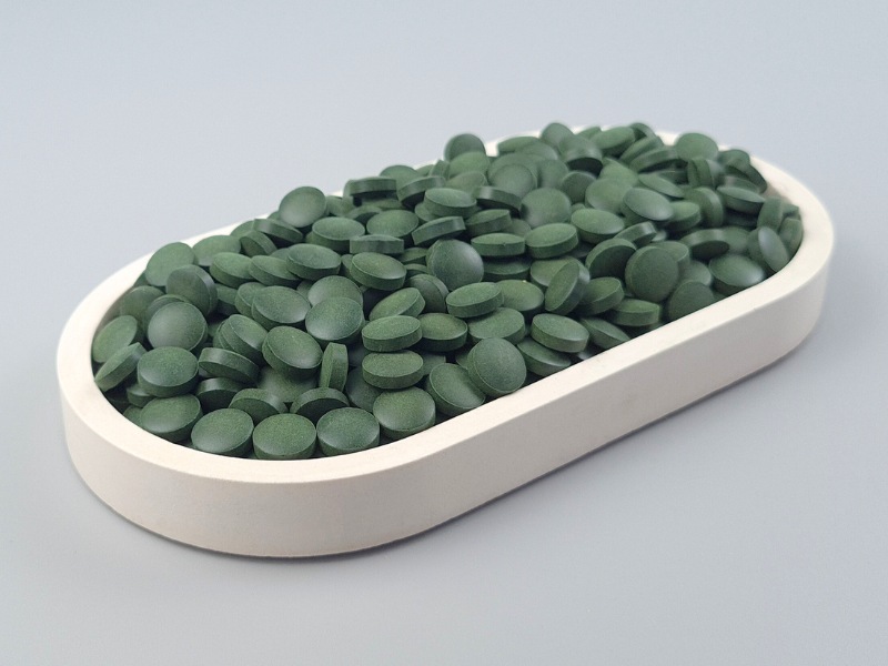 Chlorella vulgaris (Pyrenoidosa), Presslinge, bio kbA, natur ohne Hilfsstoffe