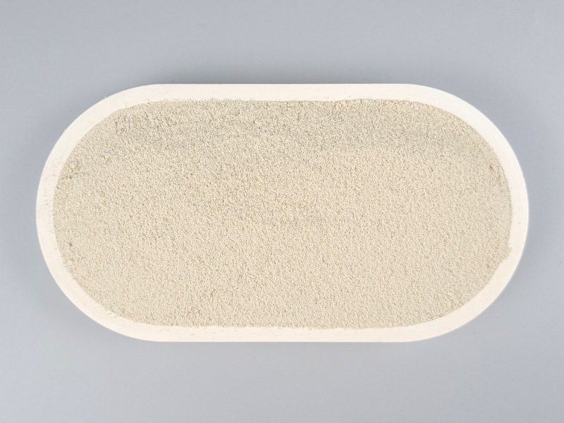 Sonnenblumenprotein in einer Schale von oben