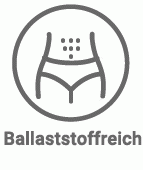 Ballaststoffreich - Produkt ist besonders reich an natürlichen Ballaststoffen und dadurch vorteilhaft für die Verdauung